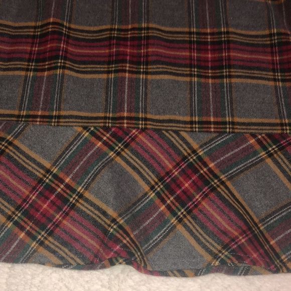 BP Women’s Flannel Ruffle Sleeve Blouse - Picture 3 of 5